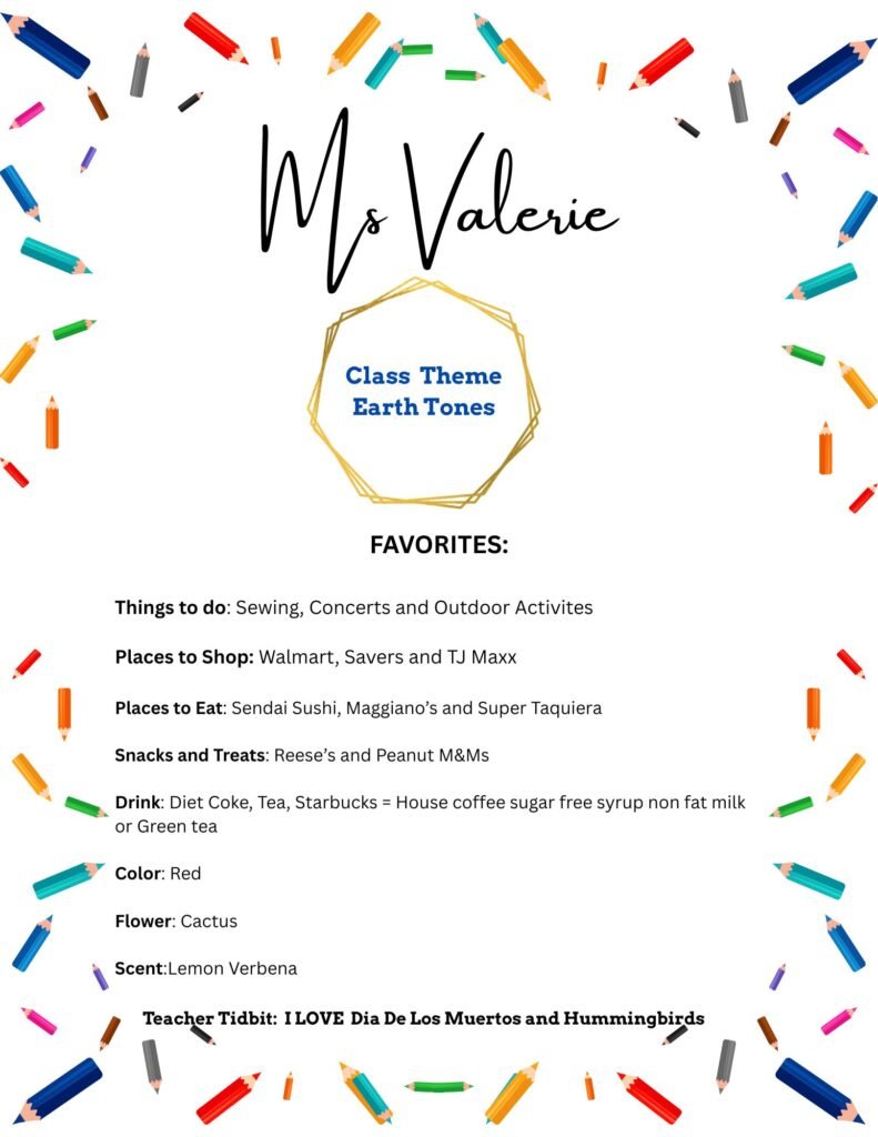 Learn About Ms Valerie